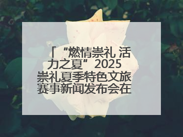 “燃情崇礼 活力之夏”2025崇礼夏季特色文旅赛事新闻发布会在张举行