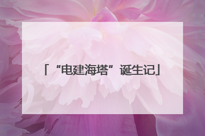 “电建海塔”诞生记