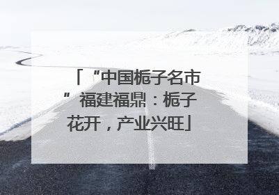 “中国栀子名市”福建福鼎：栀子花开，产业兴旺