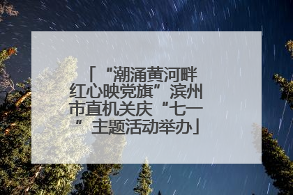 “潮涌黄河畔 红心映党旗”滨州市直机关庆“七一”主题活动举办