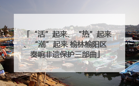 “活”起来、“热”起来、“潮”起来 榆林榆阳区奏响非遗保护三部曲
