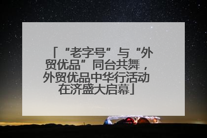 “老字号”与“外贸优品”同台共舞，外贸优品中华行活动在济盛大启幕