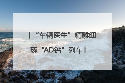 “车辆医生”精雕细琢“AD钙”列车