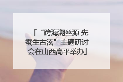 “跨海溯丝源 先蚕生古泫”主题研讨会在山西高平举办