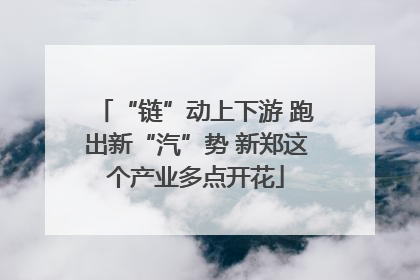 “链”动上下游 跑出新“汽”势 新郑这个产业多点开花