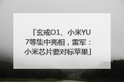 玄戒O1、小米YU7等集中亮相，雷军：小米芯片要对标苹果