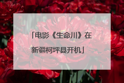 电影《生命川》在新疆柯坪县开机