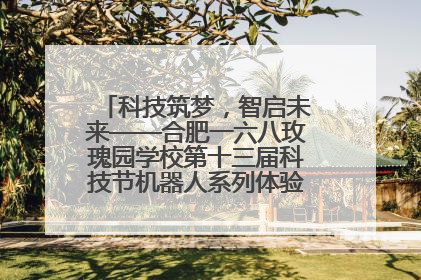 科技筑梦，智启未来——合肥一六八玫瑰园学校第十三届科技节机器人系列体验赛燃动校园