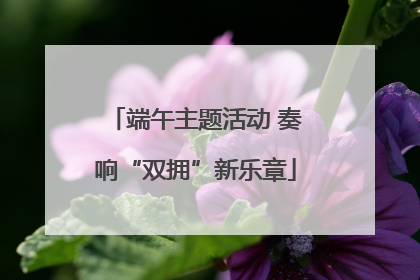 端午主题活动 奏响“双拥”新乐章