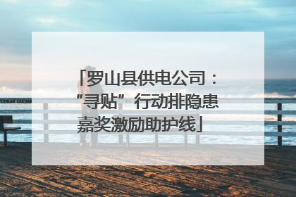罗山县供电公司：“寻贴”行动排隐患 嘉奖激励助护线