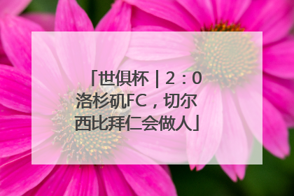 世俱杯｜2：0洛杉矶FC，切尔西比拜仁会做人
