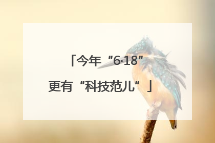 今年“6·18”更有“科技范儿”