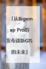 从Bigemap Pro的发布谈新GIS的未来