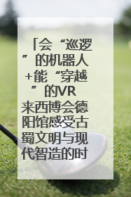 会“巡逻”的机器人+能“穿越”的VR 来西博会德阳馆感受古蜀文明与现代智造的时空对话｜西博视界