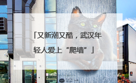 又新潮又酷，武汉年轻人爱上“爬墙”