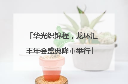 华光织锦程，龙环汇丰年会盛典隆重举行
