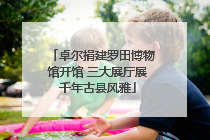卓尔捐建罗田博物馆开馆 三大展厅展千年古县风雅