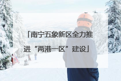 南宁五象新区全力推进“两港一区”建设