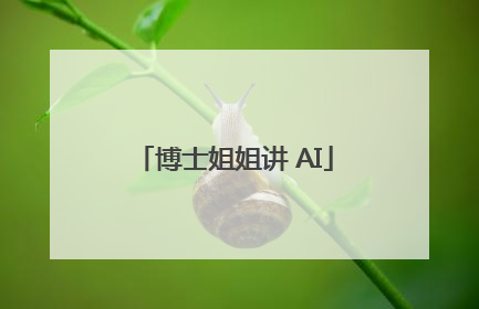 博士姐姐讲 AI
