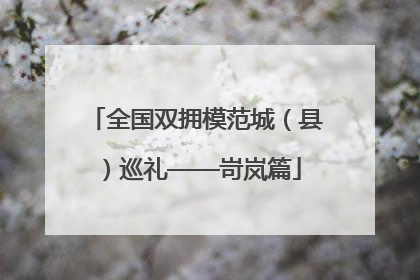 全国双拥模范城（县）巡礼——岢岚篇