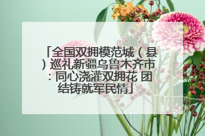 全国双拥模范城（县）巡礼新疆乌鲁木齐市：同心浇灌双拥花 团结铸就军民情
