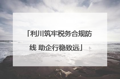 利川筑牢税务合规防线 助企行稳致远