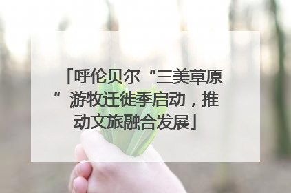 呼伦贝尔“三美草原”游牧迁徙季启动，推动文旅融合发展