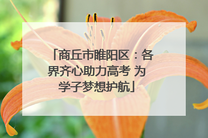 商丘市睢阳区：各界齐心助力高考 为学子梦想护航