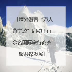 境外游客“万人游宁波”启动！百余名国际旅行商齐聚共谋发展