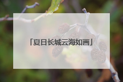 夏日长城云海如画