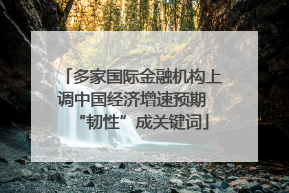 多家国际金融机构上调中国经济增速预期 “韧性”成关键词
