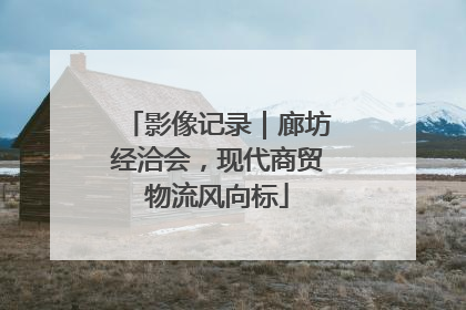 影像记录｜廊坊经洽会，现代商贸物流风向标