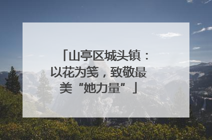 山亭区城头镇：以花为笺，致敬最美“她力量”