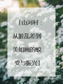 山河村：从脏乱差到美如画的蜕变与振兴