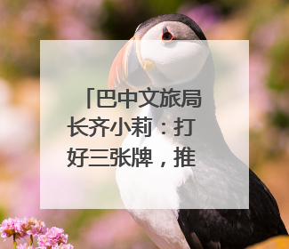 巴中文旅局长齐小莉：打好三张牌，推动文旅深度融合｜文旅局长说