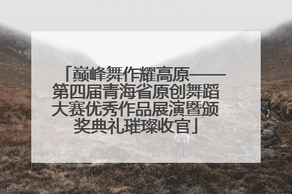 巅峰舞作耀高原——第四届青海省原创舞蹈大赛优秀作品展演暨颁奖典礼璀璨收官