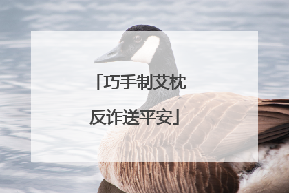 巧手制艾枕 反诈送平安