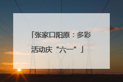 张家口阳原：多彩活动庆“六一”