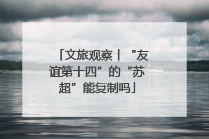文旅观察丨“友谊第十四”的“苏超”能复制吗