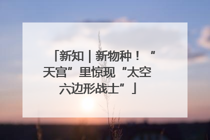新知｜新物种！“天宫”里惊现“太空六边形战士”