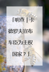 明查｜卡德罗夫宣布车臣为主权国家？