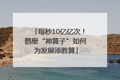 每秒10亿亿次！鹤壁“神算子”如何为发展添胜算
