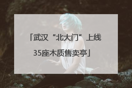 武汉“北大门”上线35座木质售卖亭