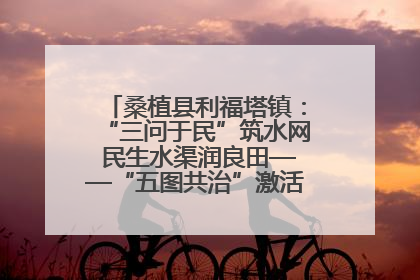桑植县利福塔镇：“三问于民”筑水网 民生水渠润良田——“五图共治”激活基层治理新动能