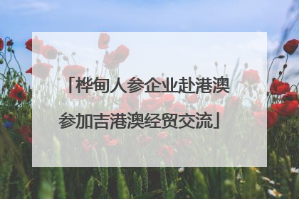 桦甸人参企业赴港澳参加吉港澳经贸交流