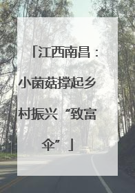 江西南昌：小菌菇撑起乡村振兴“致富伞”