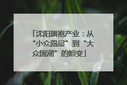 沈阳旗袍产业：从“小众圈层”到“大众国潮”的嬗变