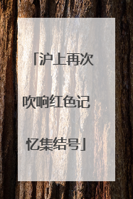 沪上再次吹响红色记忆集结号