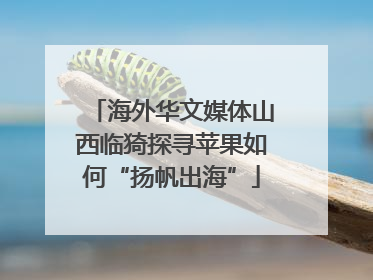 海外华文媒体山西临猗探寻苹果如何“扬帆出海”