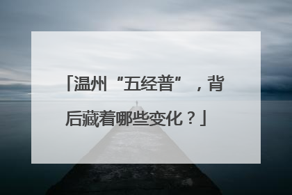 温州“五经普”，背后藏着哪些变化？